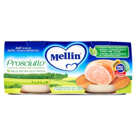 5900852021831Mellin Omogeneizzato Prosciutto 2x80gr