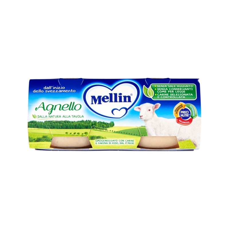 5900852021893Mellin Omogeneizzato Agnello 2x80gr