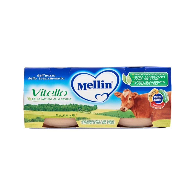 5900852021947Mellin Omogeneizzato Vitello 2x80gr