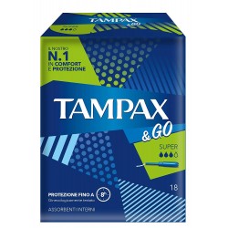 8001841056951TAMPAX & GO SUPER 18PZ