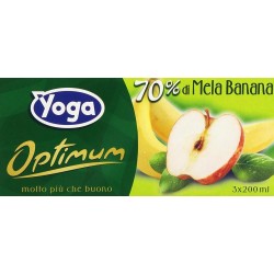 8001440114212Yoga Optimum Succo Mela Banana 3x200ml