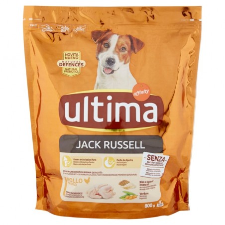 8410650252063Ultima Dog Crocchette Jack Russell 800gr
