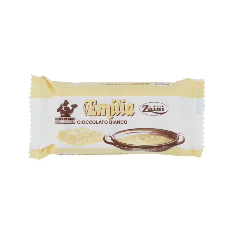 8004735065077Zaini Emilia Cioccolato Bianco 200gr