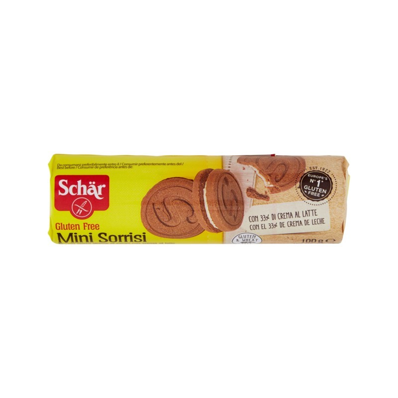 8008698008157Schar Gluten Free Mini Sorrisi 100gr