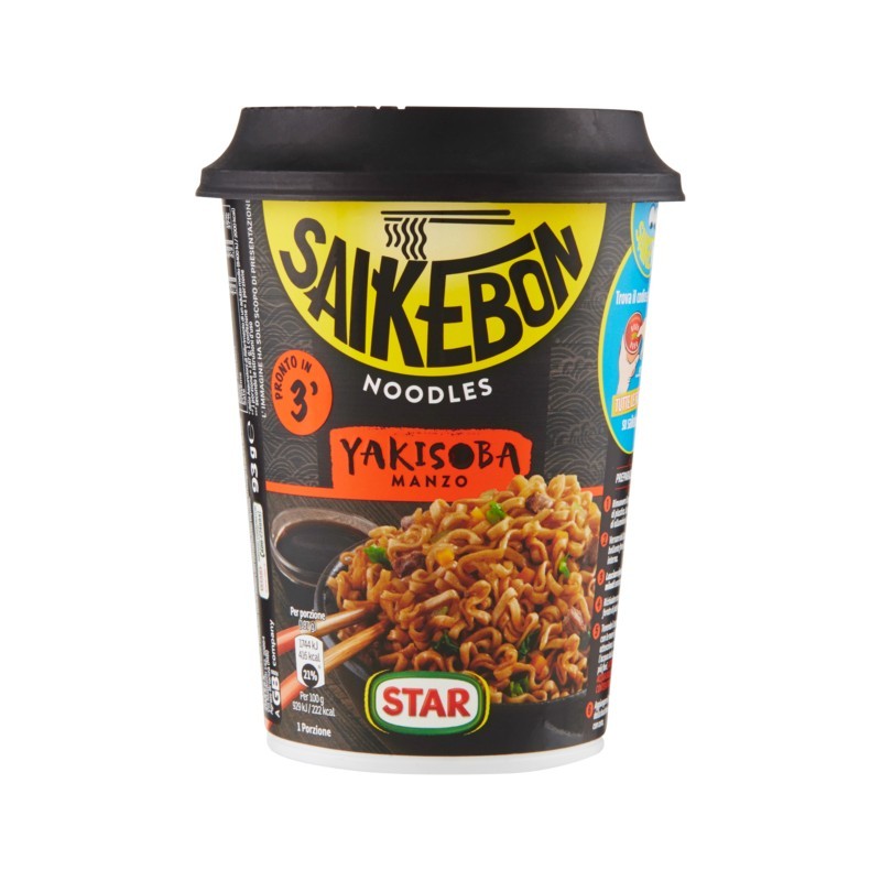 8000050021644Star Saikebon Noodles Yakisoba Manzo 93gr