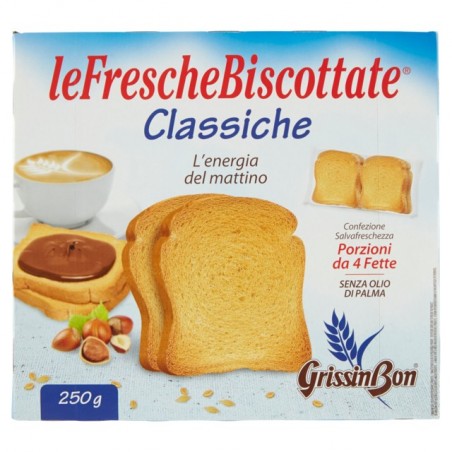 8001405000017Grissin Bon Le Fresche Biscottate Classiche 250gr