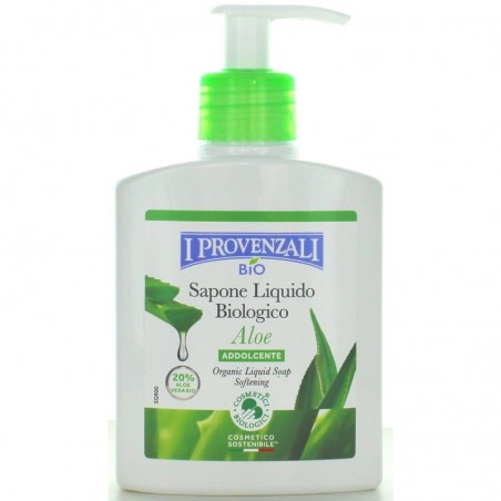 8025796007479I Provenzali Sapone Liquido Bio Aloe Addolcente Con Dispenser 250ml