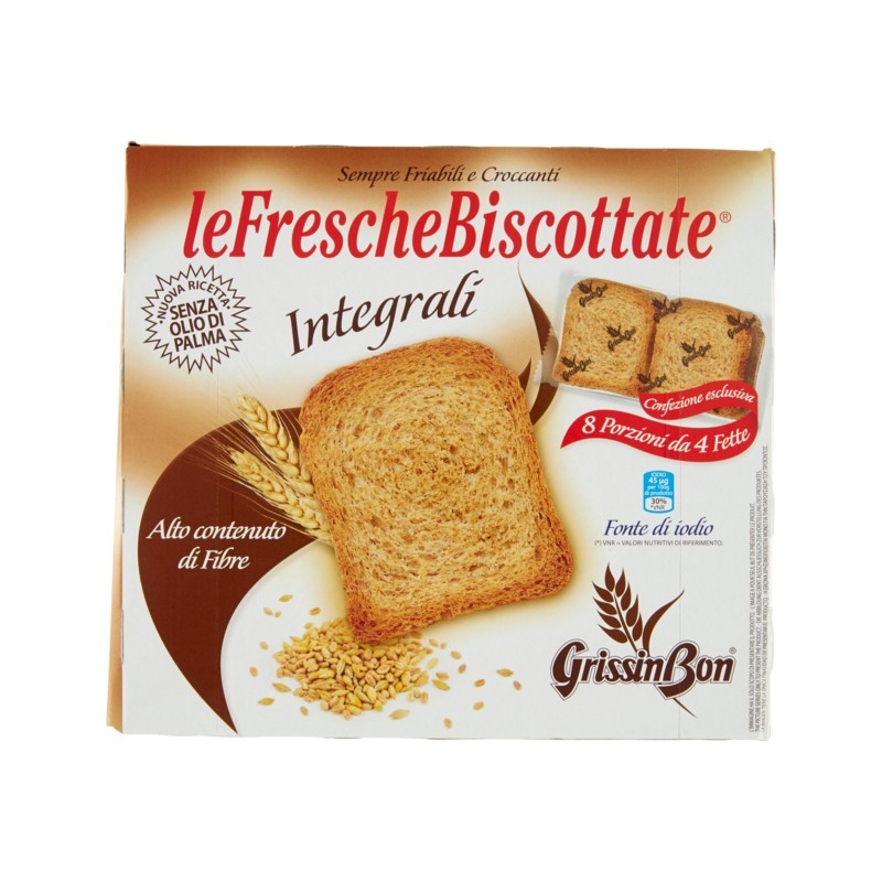 8001405000024Grissin Bon Le Fresche Biscottate Integrali 250gr