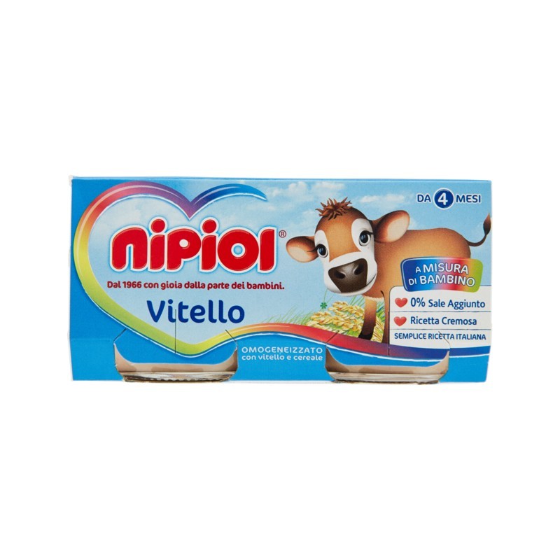 8001040093788Nipiol Omogeneizzato Vitello 2x80gr