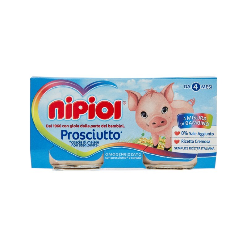 8001040093740Nipiol Omogeneizzato Prosciutto 2x80gr
