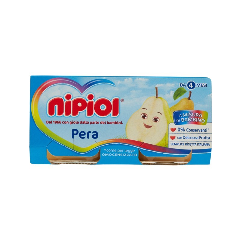 8001040093719Nipiol Omogeneizzato Pera 2x80gr