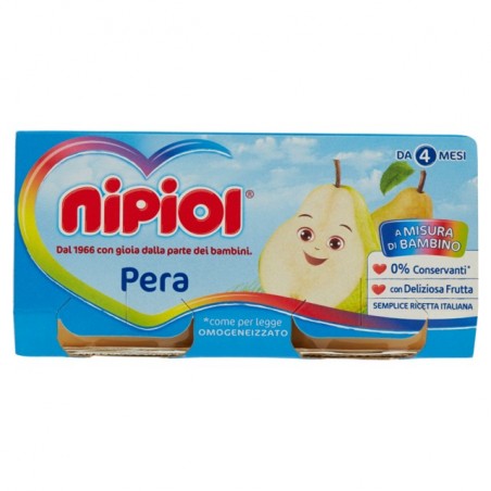 8001040093719Nipiol Omogeneizzato Pera 2x80gr