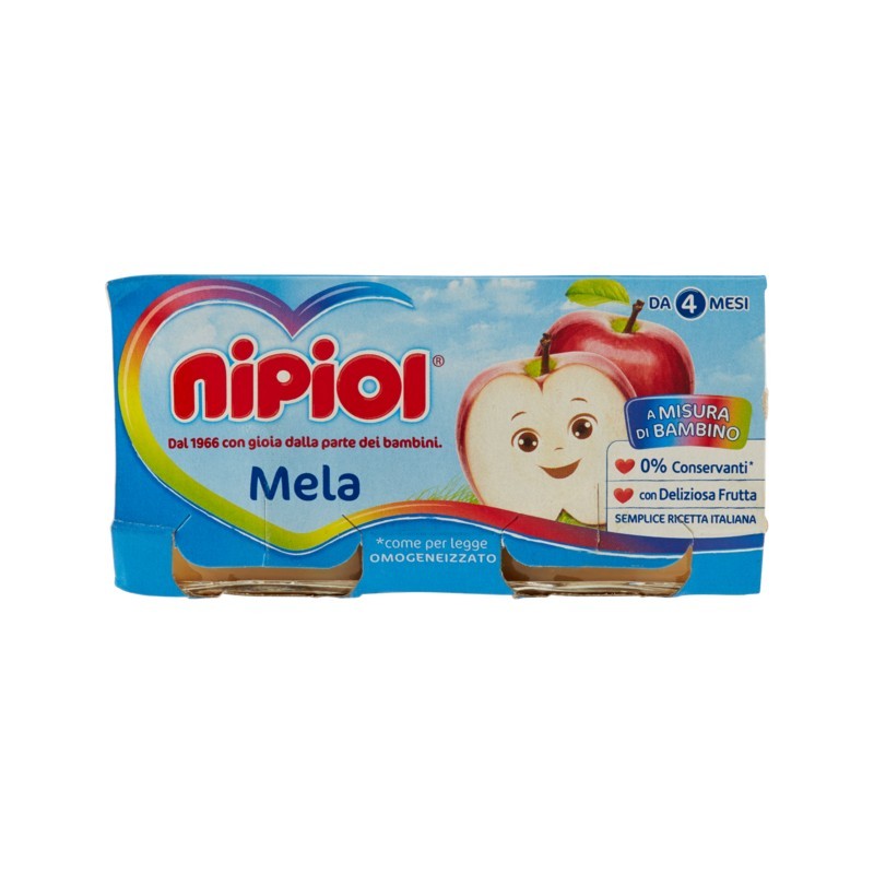 8001040093696Nipiol Omogeneizzato Mela 2x80gr