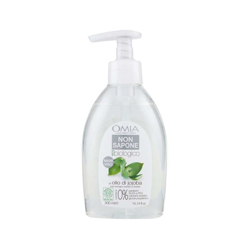 8021983810174Omia Ecobio Non Sapone All'olio Di Jojoba Con Dispenser 300ml
