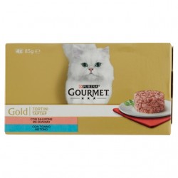 7613035464179Gourmet Gold Tortini Tonno E Salmone 4x85gr