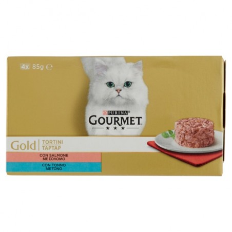7613035464179Gourmet Gold Tortini Tonno E Salmone 4x85gr