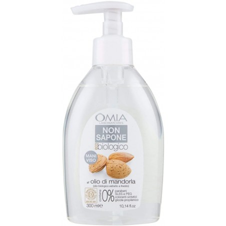 8021983810150Omia Ecobio Non Sapone Mandorla Con Dispenser 300ml