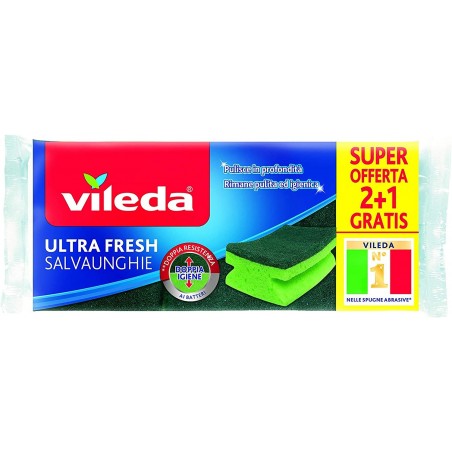 4023103223158Vileda Spugna Ultra Fresh Salvaunghie 2+1pz