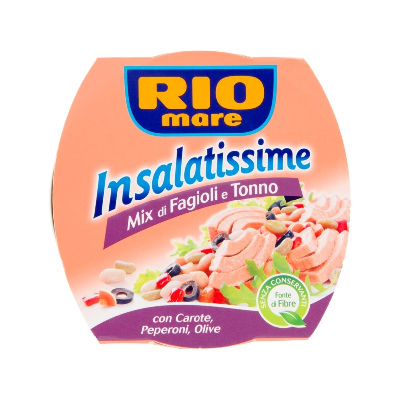 8004030023017Rio Mare Insalatissime Mix Di Fagioli E Tonno 160gr 8004030023017Rio Mare Insalatissime Mix Di Fagioli E Tonno 160gr