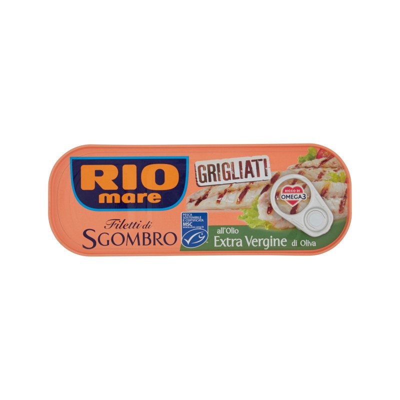 8004030622012Rio Mare Filetti Di Sgombro Grigliati All'olio Extra Vergine Di Oliva 120gr