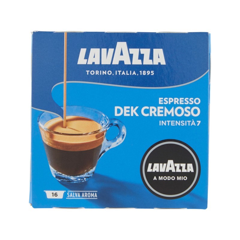 8000070086036Lavazza A Modo Mio Capsule Dek Cremoso 16pz