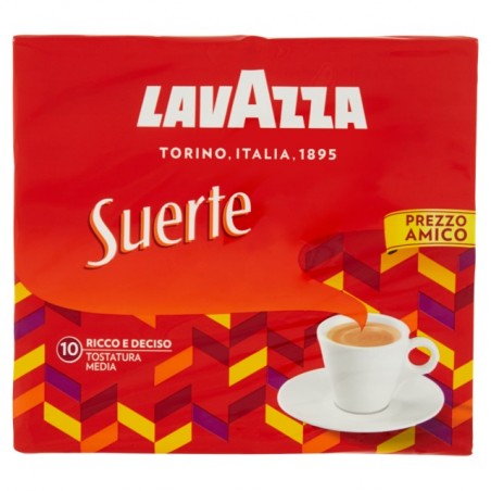 8000070083127Lavazza Caffe' Suerte Pienaroma 2x250gr