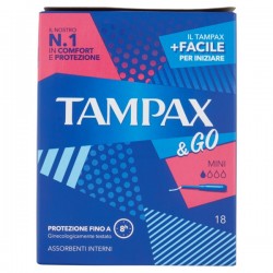 8001090334756TAMPAX &GO MINI 18PZ