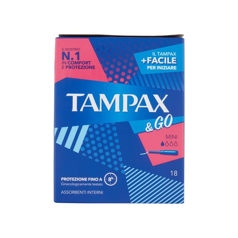 8001090334756TAMPAX &GO MINI 18PZ