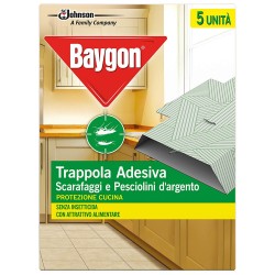 5000204092479Baygon Trappola Scarafaggi Protezione Cucina 5pz