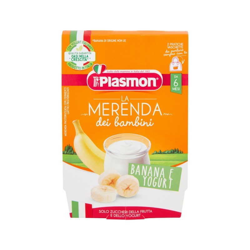 8001040199145Plasmon Merenda Banana E Yogurt 2x120gr