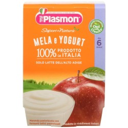 8001040103463Plasmon Merenda Yogurt E Mela 2x120gr