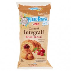 8076809575232Mulino Bianco Cornetti Integrali Frutti Rossi 300gr