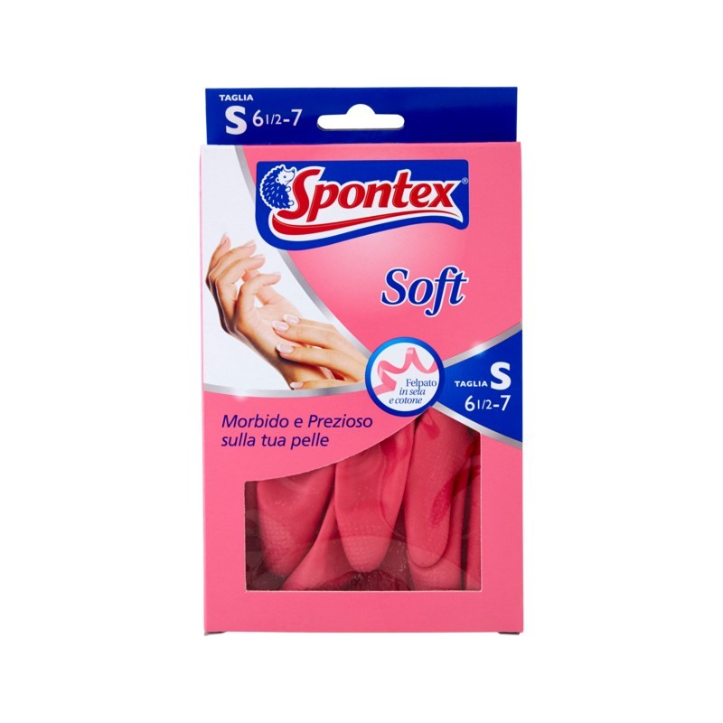 3245422531566Spontex Guanti Soft Misura Small New 1pz