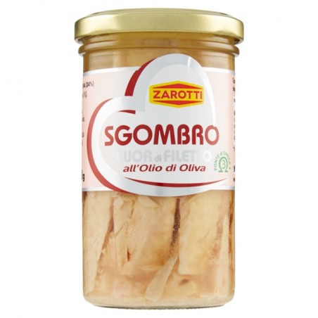 8017384051551Zarotti Cuor Di Filetto Sgombro All'olio Di Oliva 250gr
