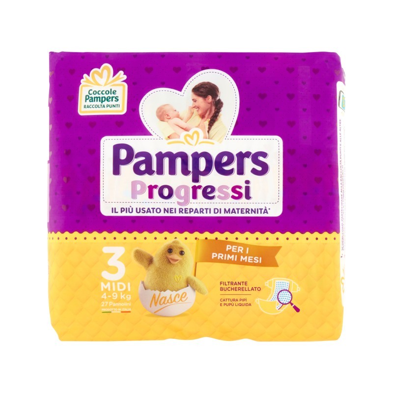 8001480301948Pampers Progressi Midi 4-9kg 27pz
