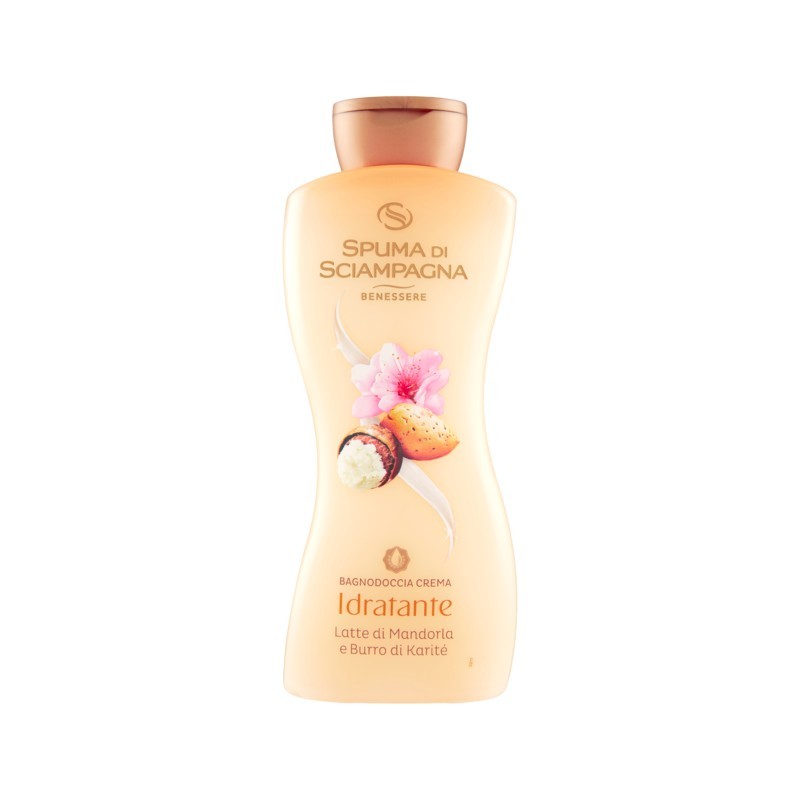 8007750012408Spuma Di Sciampagna Bagno Doccia Idratante - Latte Di Mandorla E Burro Di Karite' 650ml