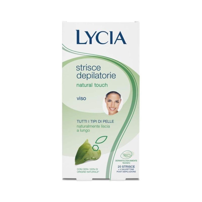 8002340014312Lycia Strisce Depilatorie Viso Natural Touch 20pz