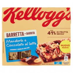 5059321000621Kellogg's Barrette Mandorle E Cioccolato Al Latte 128gr