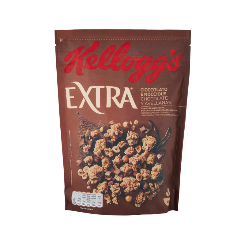 5053827139229Kellogg's Extra Cioccolato Nocciola 375gr