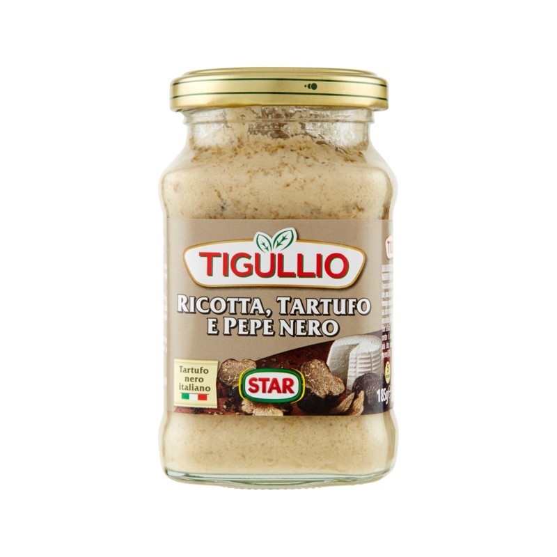 8000050025611Tigullio Pesto Ricotta, Tartufo E Pepe Nero 185gr