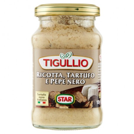 8000050025611Tigullio Pesto Ricotta, Tartufo E Pepe Nero 185gr