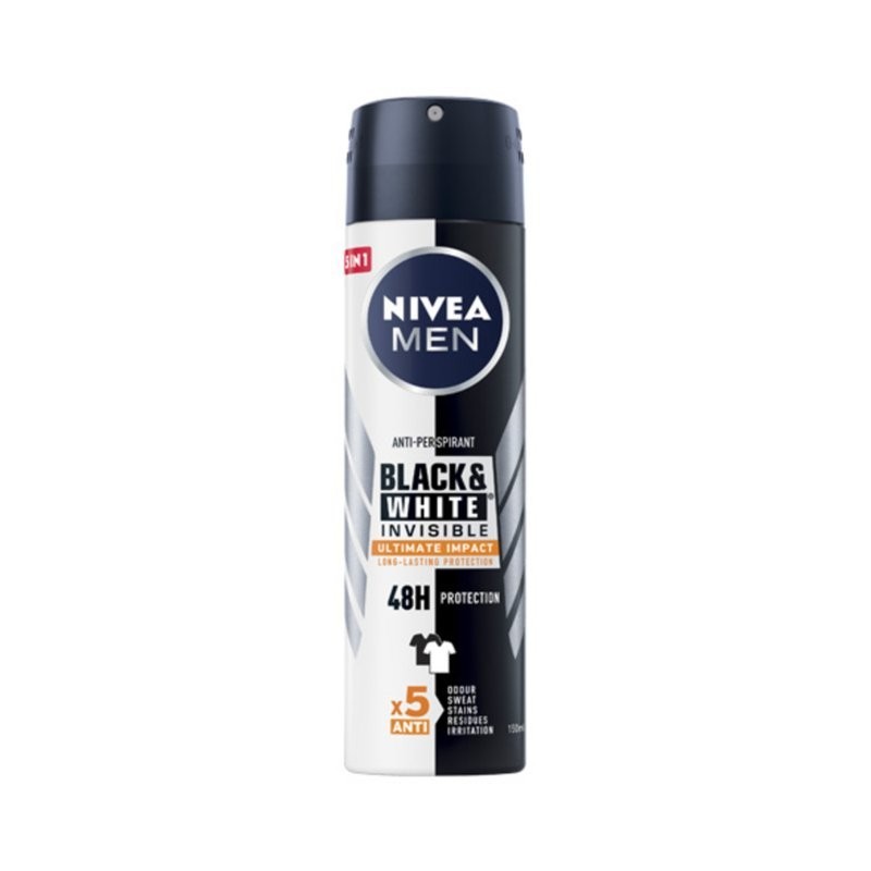 4005900730312NIVEA DEO SPRAY MEN BLACK & WHITE ULTIMATE IMPACT 150ML