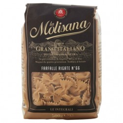 8004690616604La Molisana Integrali 066 Farfalle Rigate 500gr