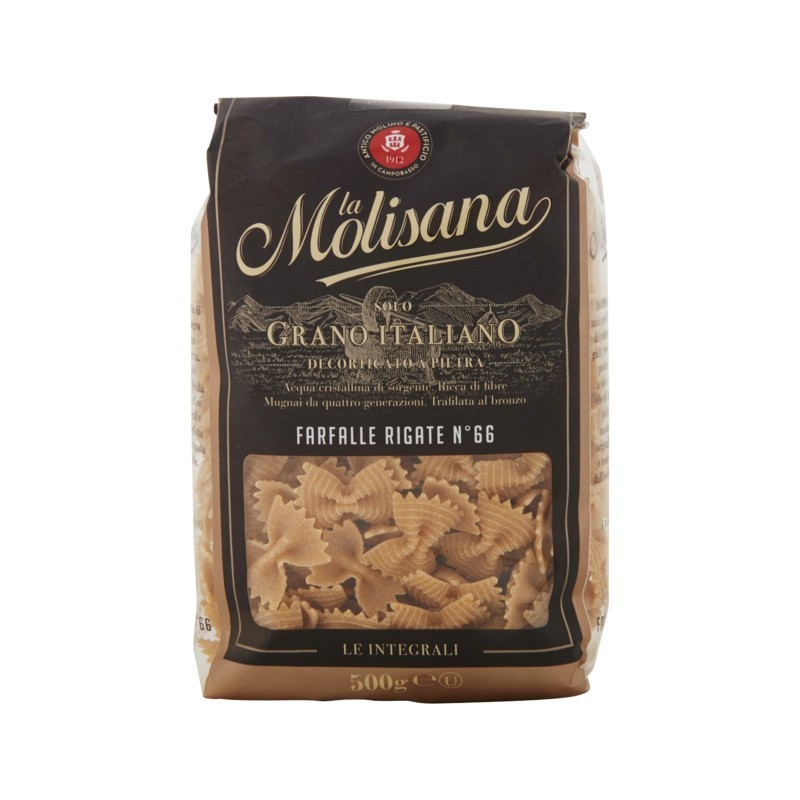 8004690616604La Molisana Integrali 066 Farfalle Rigate 500gr