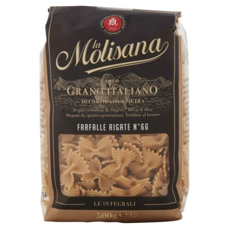 8004690616604La Molisana Integrali 066 Farfalle Rigate 500gr