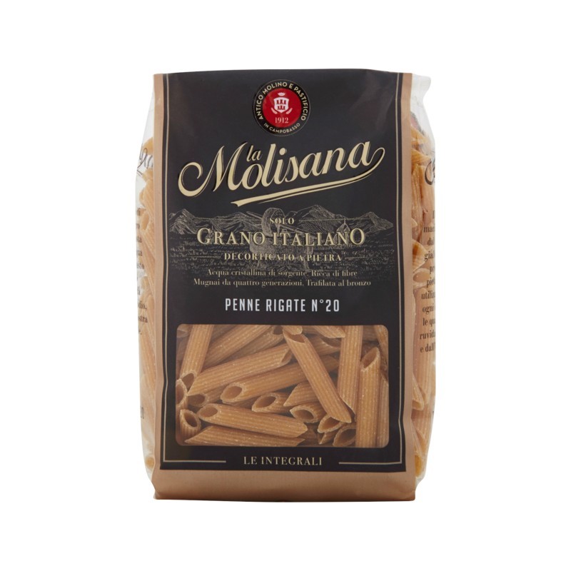 8004690612002La Molisana Integrale 020 Penne Rigate 500gr