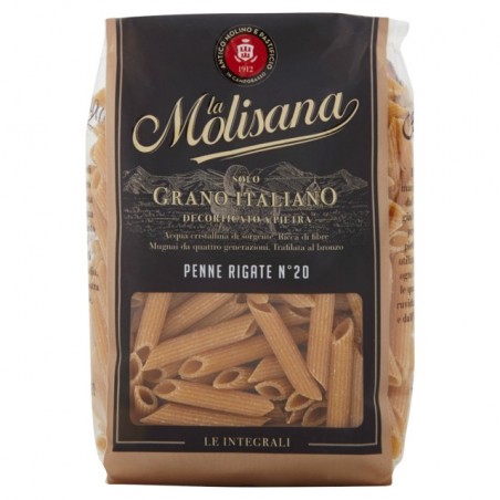 8004690612002La Molisana Integrale 020 Penne Rigate 500gr