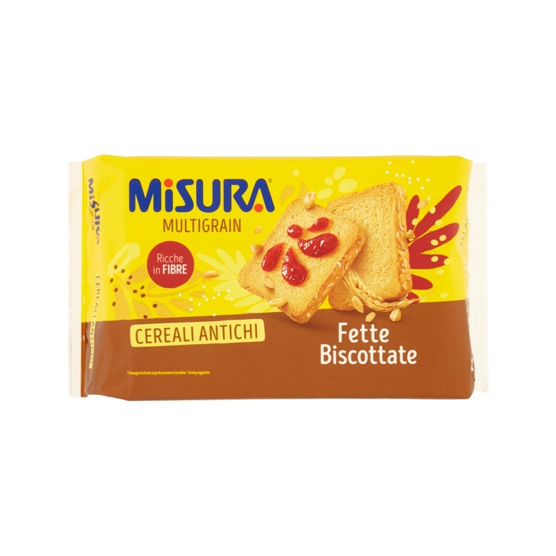 8002590045135Misura Multigrain Fette Biscottate Con Cereali Antichi 320gr 8002590045135Misura Multigrain Fette Biscottate Con Cereali Antichi 320gr