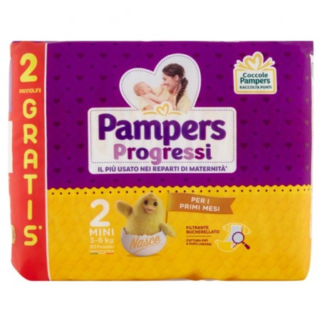 8001480302327Pampers Progressi Mini 3-6kg New 30pz
