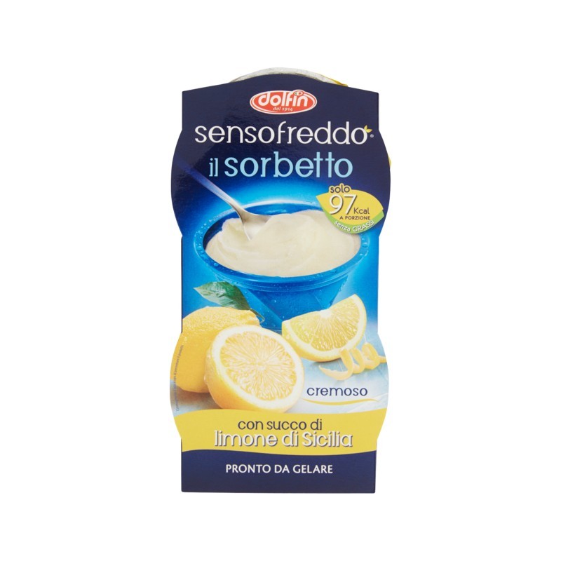 8002267006407Dolfin Sensofreddo Sorbetto Limone 2x100ml